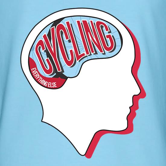 Cycling On The Brain t shirt